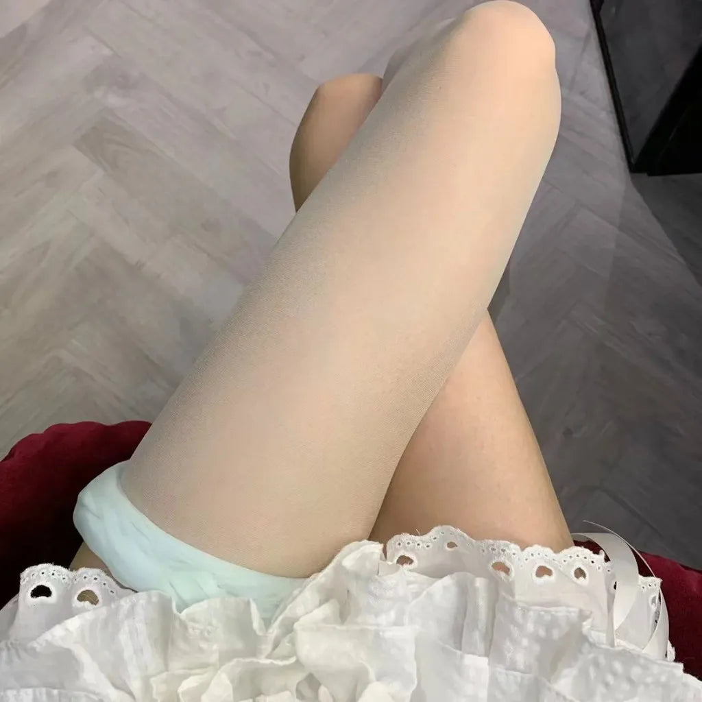 Nylon Stretchy Sheer Tights - 16