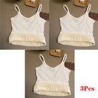 Velvet Lined Sleeveless Thermal Tank Top