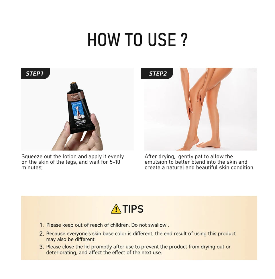 Liquid Leg Makeup Foundation Waterproof Body Concealer