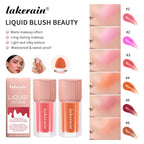 Waterproof Velvet Matte Liquid Blush with Mushroom Applicator