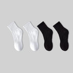 Polyester Blend Crew Socks Breathable Athletic Footwear