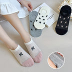 Cotton Mesh No Show Liner Socks for Women