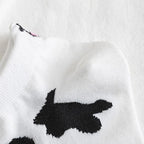 Polyester Elastane Cartoon Low Cut Casual Socks 5 Pair Set