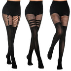Nylon Fishnet Suspenders Pantyhose Women Tights