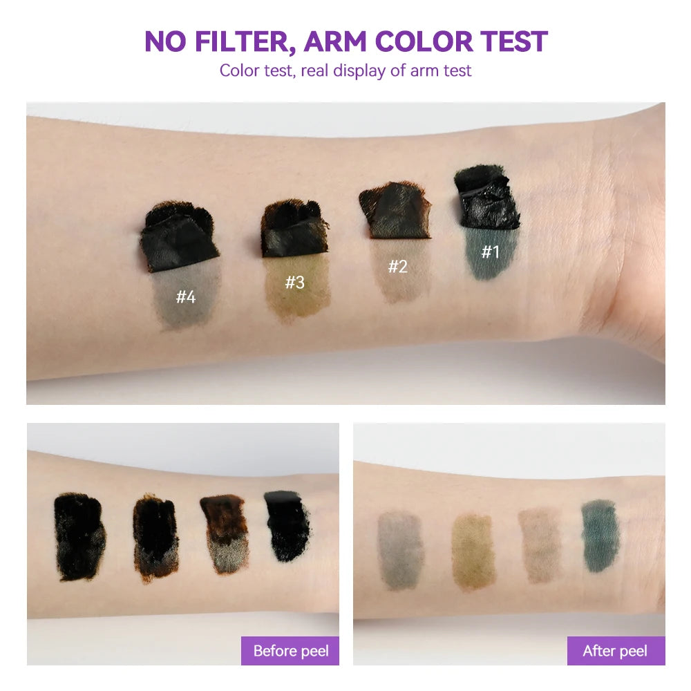 Waterproof Peel Off Eyebrow Tint Gel Long Lasting Tattoo Cream
