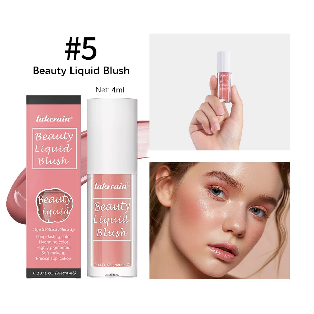 Liquid Blush Face Cheek Tint Waterproof Long Lasting Pigmented Makeup