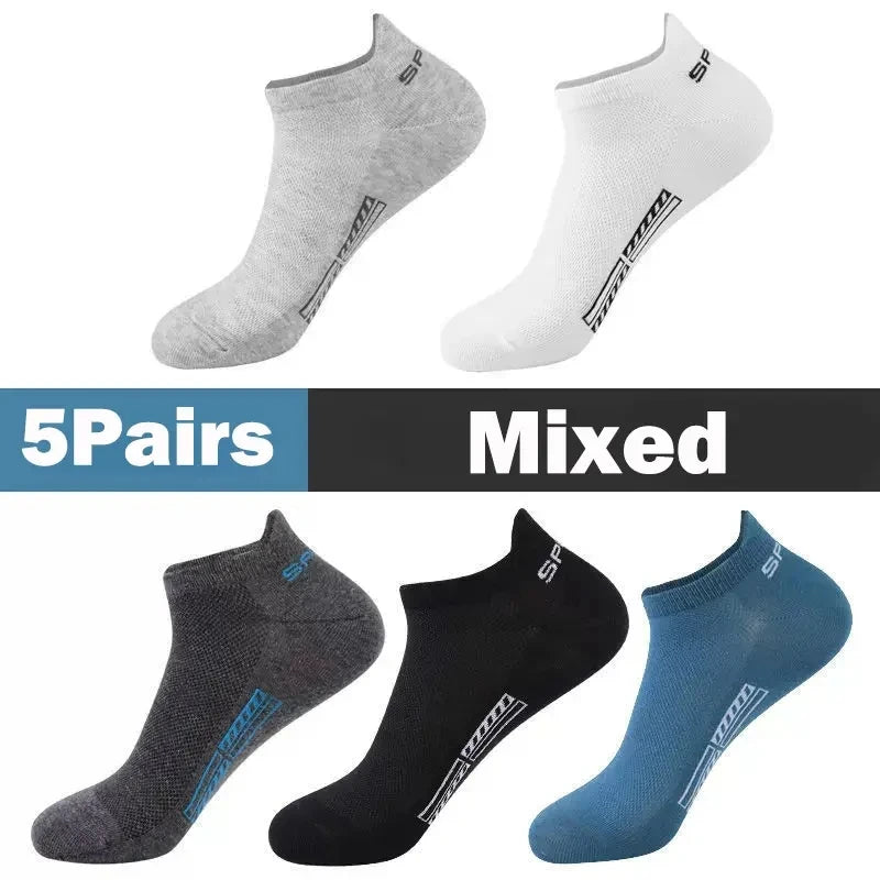 Polyester Elastane Low Cut Casual Mens Socks - 20