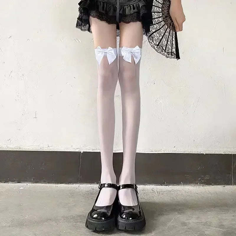 Nylon Thigh High Stockings For Women