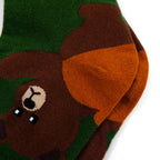 Polyester Elastane Cartoon Animal Print Casual Socks Set
