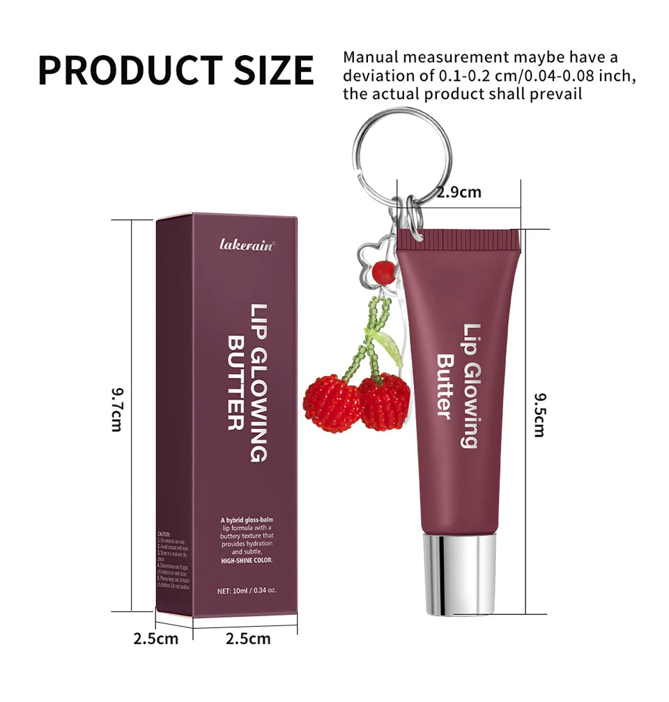 Moisturizing Lip Gloss With Keychain