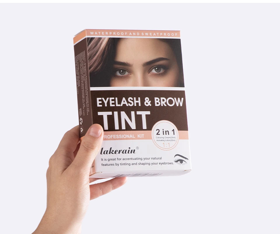Eyelash and Eyebrow Tinting Kit Waterproof Cosmetic Dye