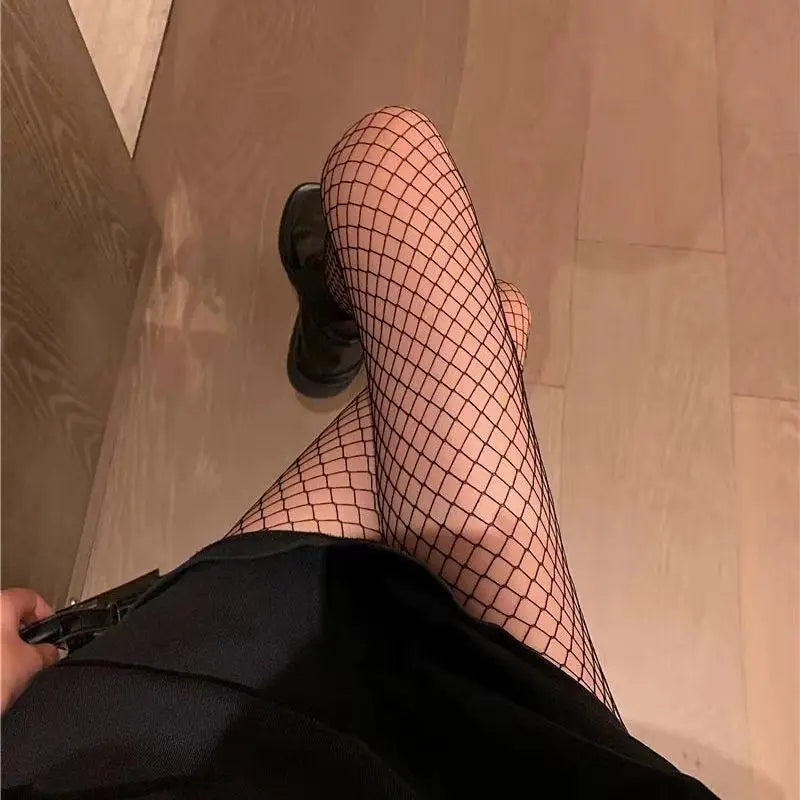 Nylon Polyester Fishnet Mesh Tights