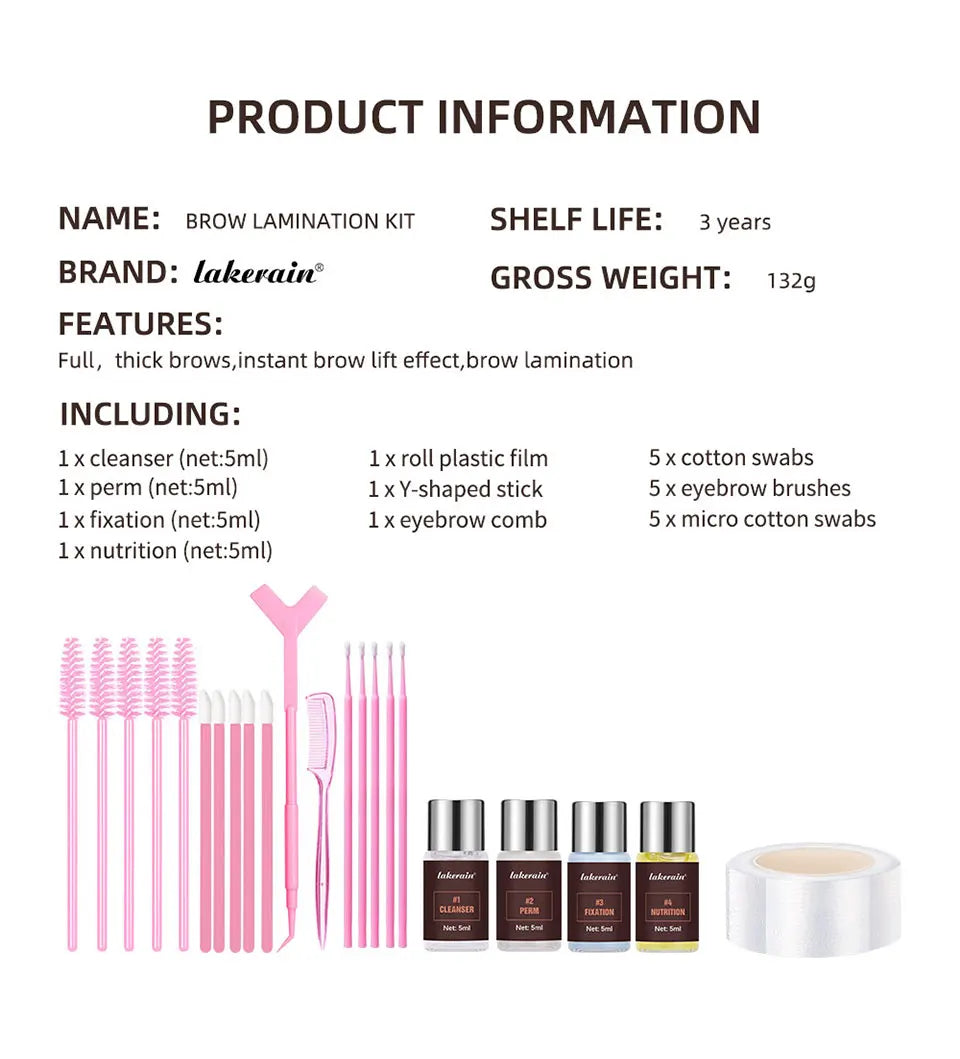 Professional Eyebrow Lamination Perming Kit