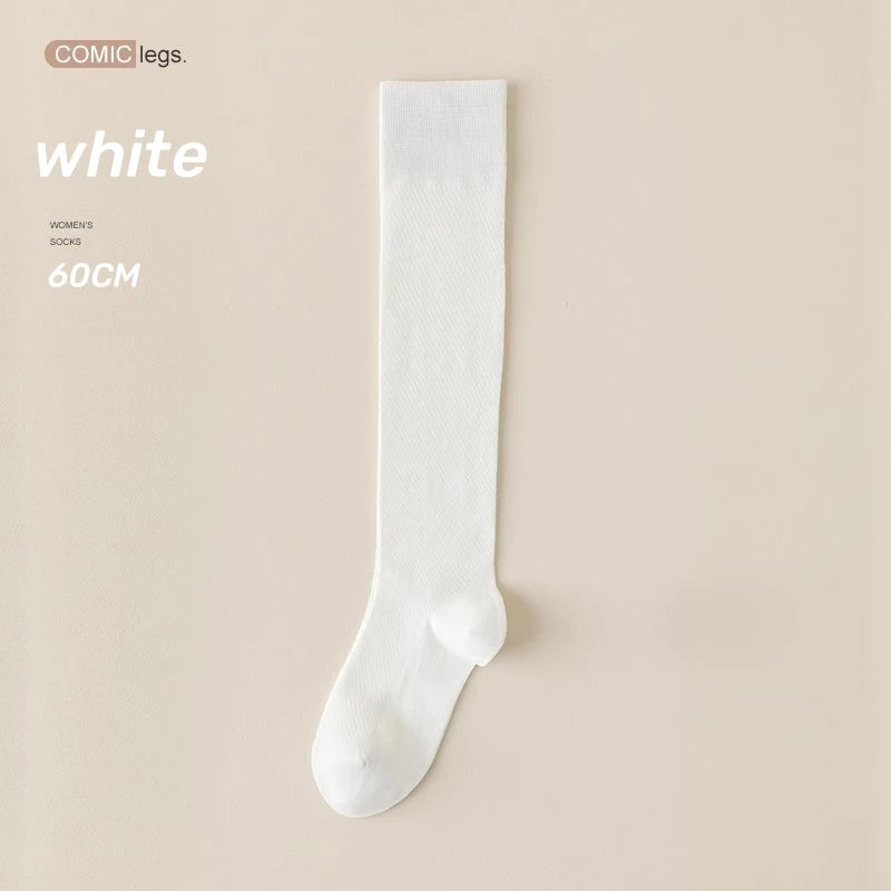 Polyester Nylon Knee High Stockings