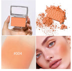 Matte Embossed Powder Blush Palette for Natural Cheek Color