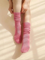 Polyester Elastane Women Slouch Crew Socks