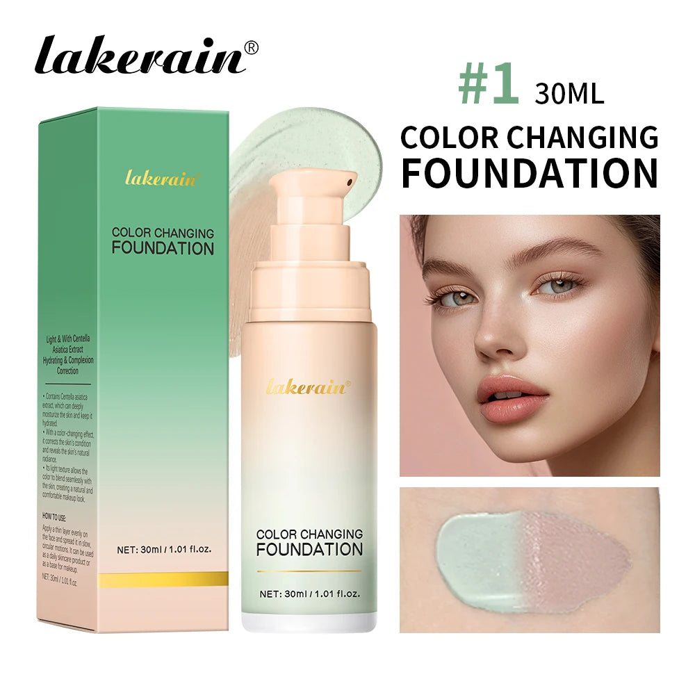 Color Changing Liquid Foundation Moisturizing Base Makeup