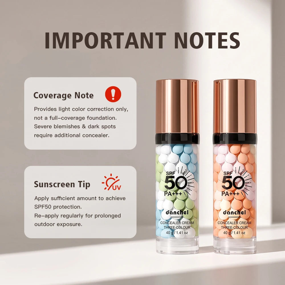 3 Color Correcting Makeup Primer Cream SPF50 - 14