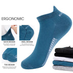 Polyester Elastane Low Cut Casual Mens Socks
