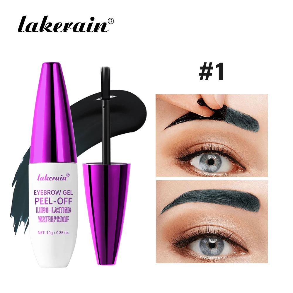 Waterproof Peel Off Eyebrow Tint Gel Long Lasting Tattoo Cream