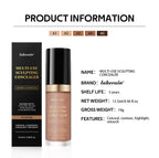 5 Color Liquid Face Concealer Waterproof Oil Control Foundation
