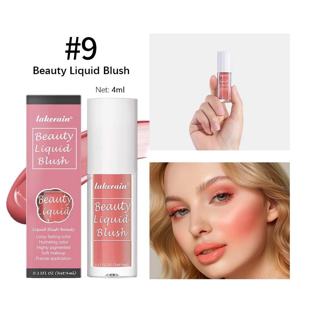 Liquid Blush Face Cheek Tint Waterproof Long Lasting Pigmented Makeup - 26