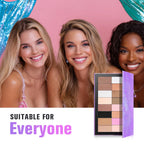 Magnetic Makeup Palette Eyeshadow and Contour Kit