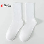 Polyester Spandex Casual Middle Tube Socks