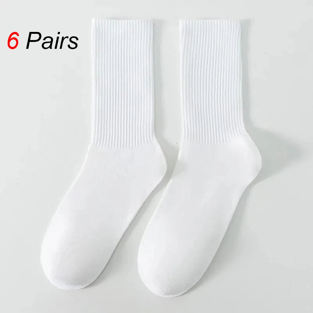Polyester Spandex Casual Middle Tube Socks