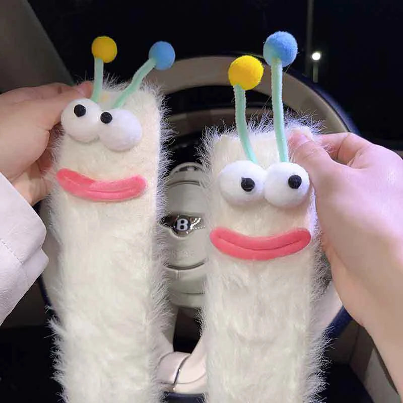 Polyester Elastane Cartoon Plush Socks