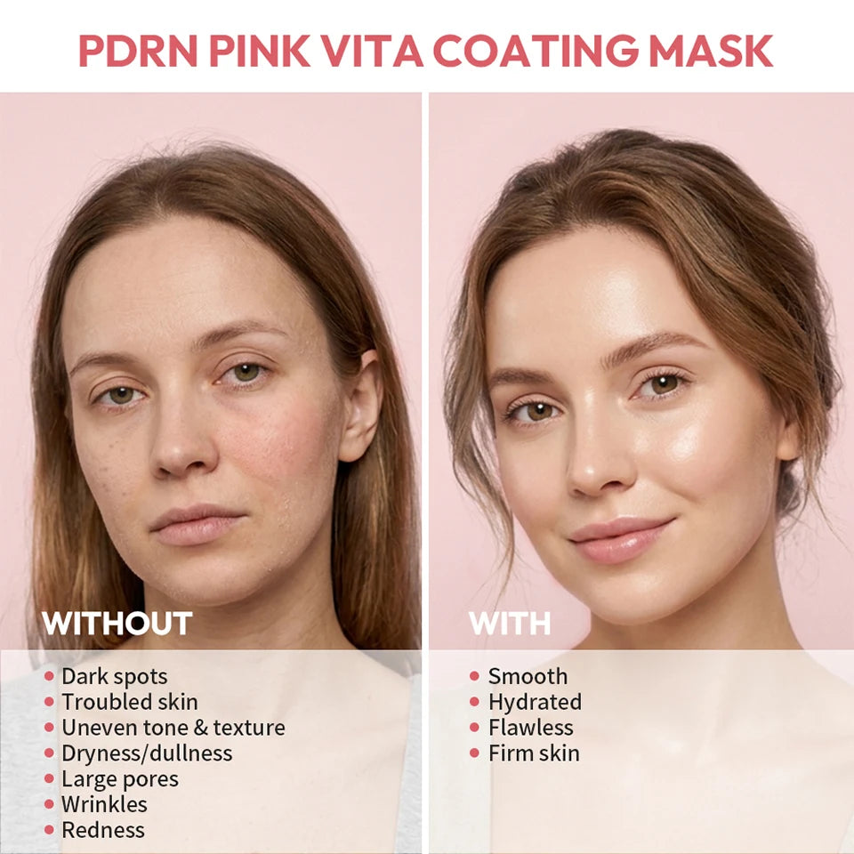 Salmon DNA PDRN Vitamin Gel Sheet Mask 10 Pack