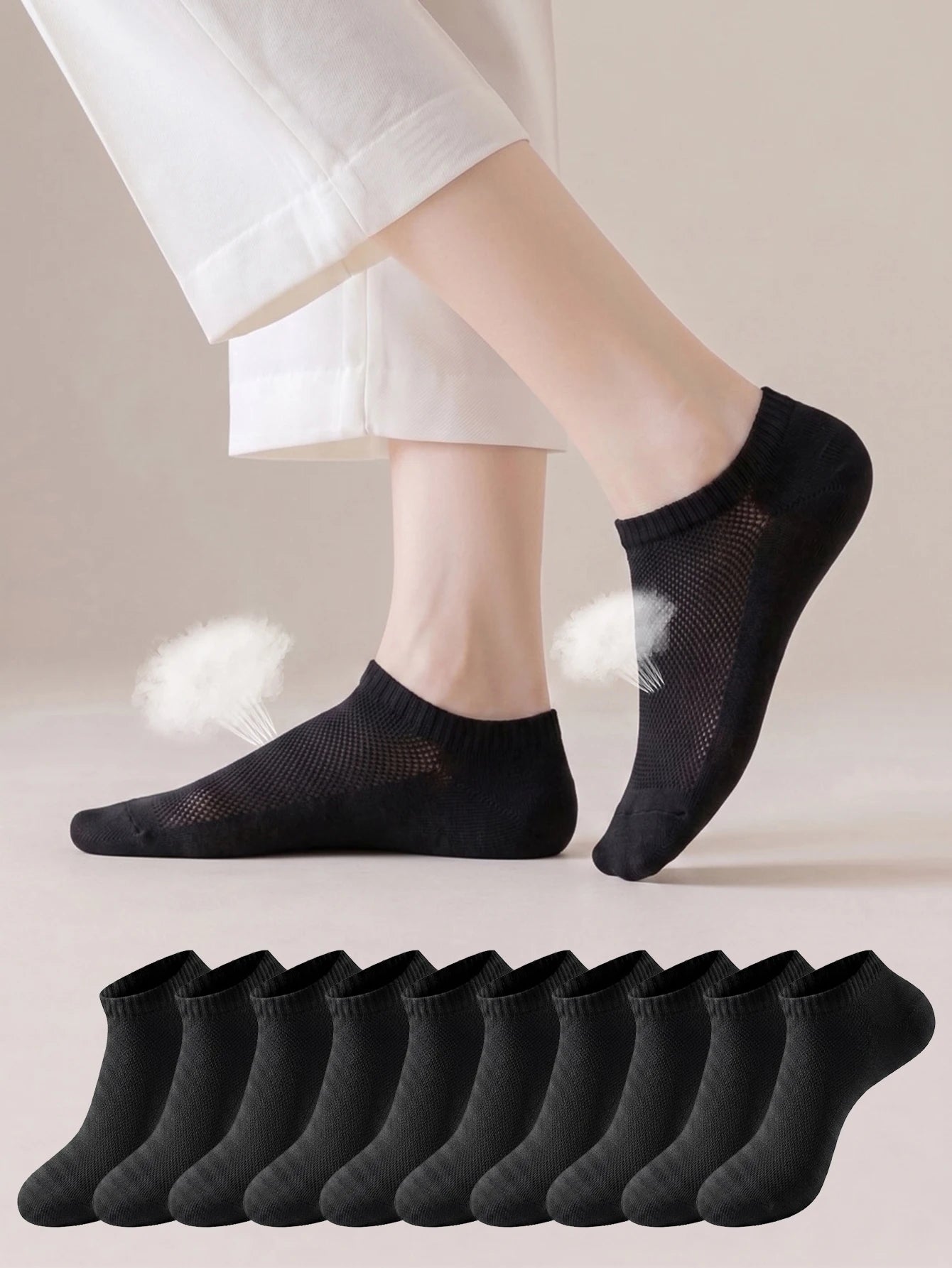 Polyester Elastane Women Crew Socks - 4