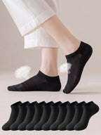 Polyester Elastane Women Crew Socks