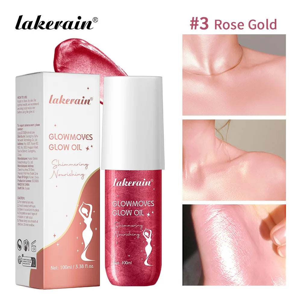 Vanilla Scented Moisturizing Body Oil for Dry Skin Hydration