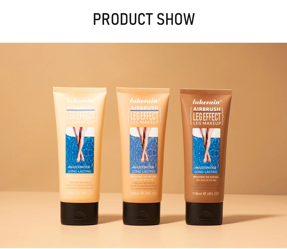 Waterproof Liquid Leg Foundation And Body Concealer With Applicator
