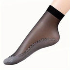 Cotton Nylon Low Tube Casual Socks 5 Pair Set