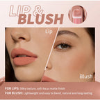 Matte Velvet Lip Cream and Blush Cushion