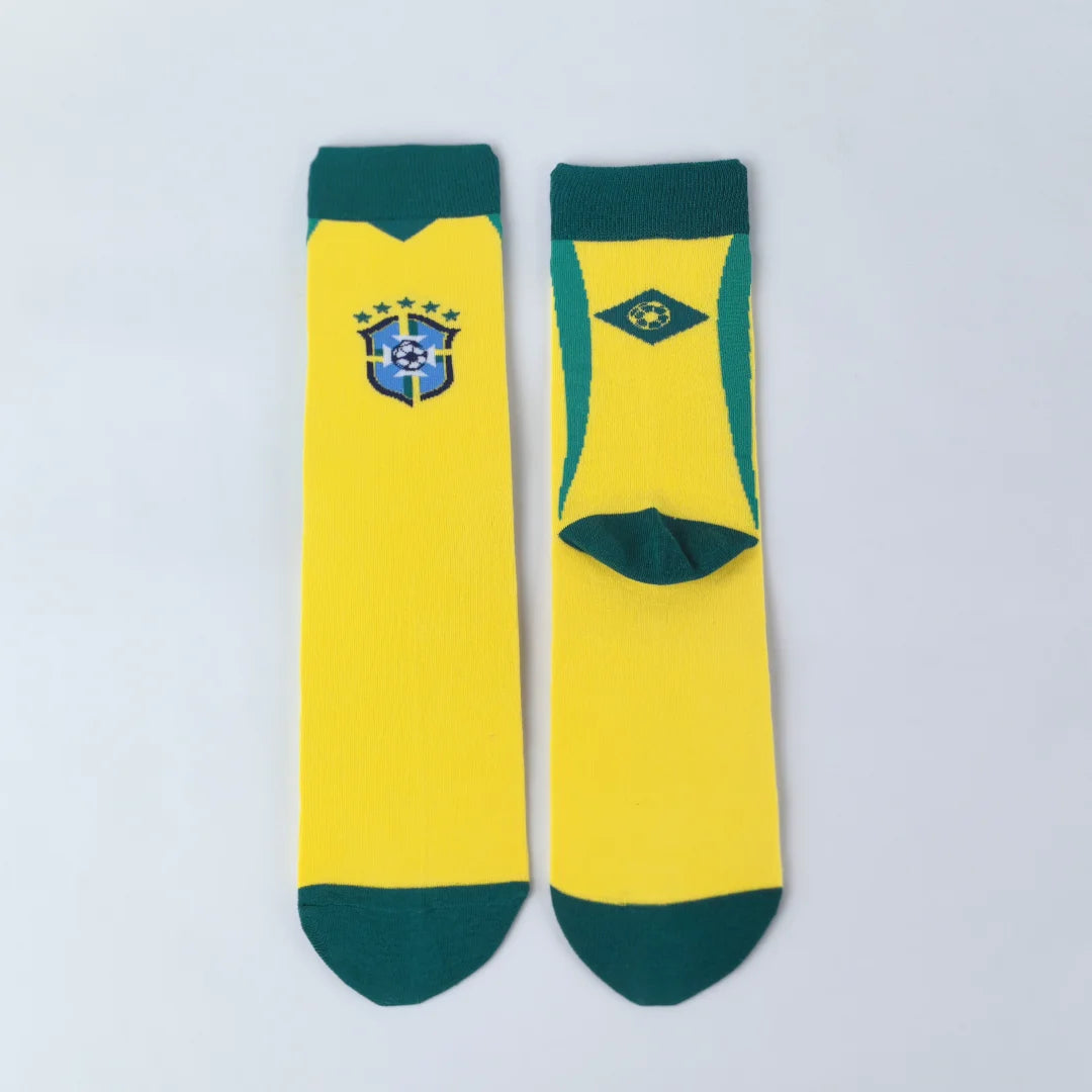 Cotton Polyester Knee High Athletic Socks - 34