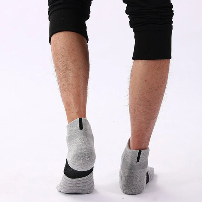 Polyester Elastane Athletic Ankle Socks