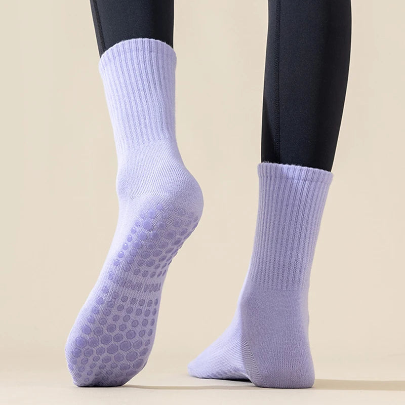 Cotton Anti Slip Yoga Sports Socks - 9