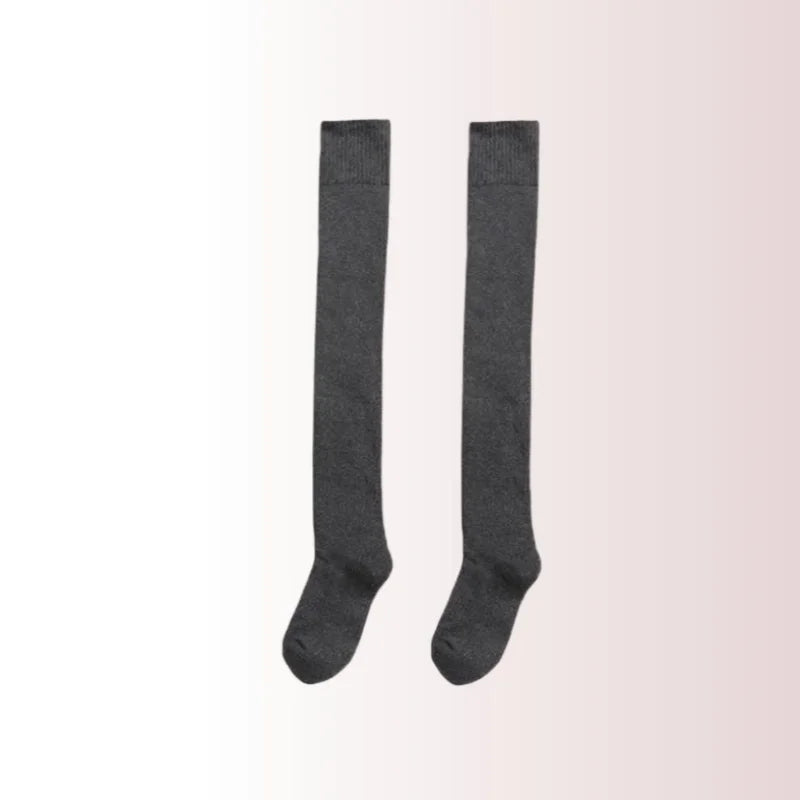 Polyester Elastane Knit Knee High Leg Warmers - 23