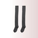 Polyester Elastane Knit Knee High Leg Warmers