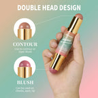 Double Ended Cream Bronzer and Blush Makeup Stick