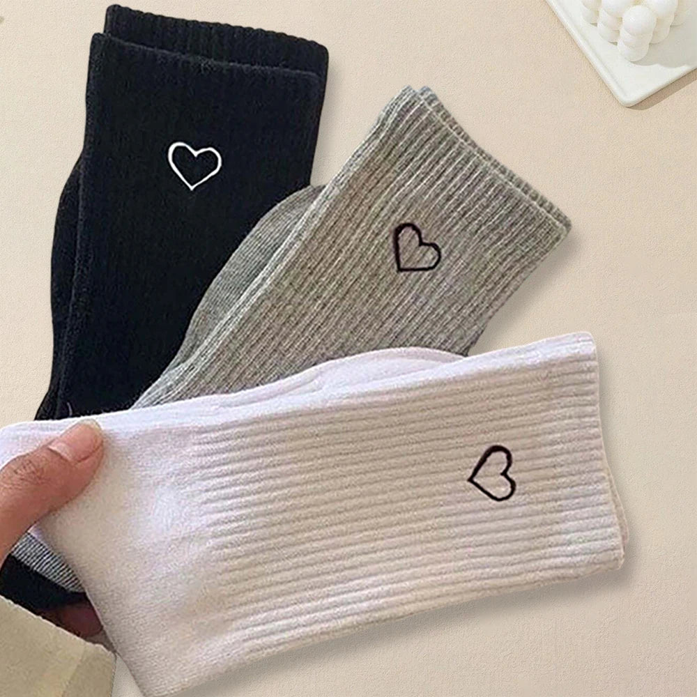 Polyester Elastane Blend Women Mid Tube Sports Socks