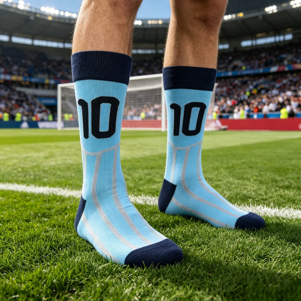 Cotton Polyester Knee High Athletic Socks
