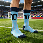 Cotton Polyester Knee High Athletic Socks