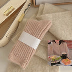 Polyester Elastane Warm Winter Mid Tube Socks