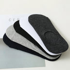 Cotton Low Cut Invisible Mens Ankle Socks 5 Pairs