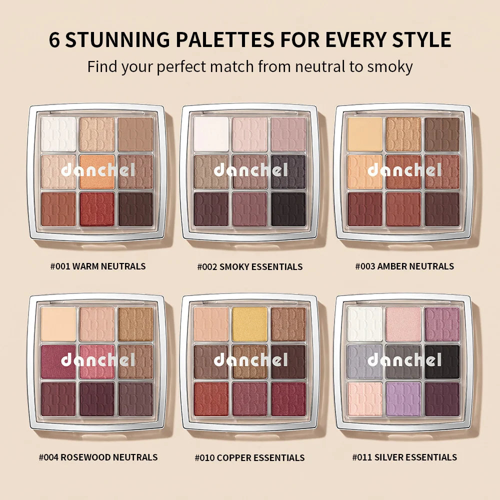 Nine Color Eyeshadow Powder Palette