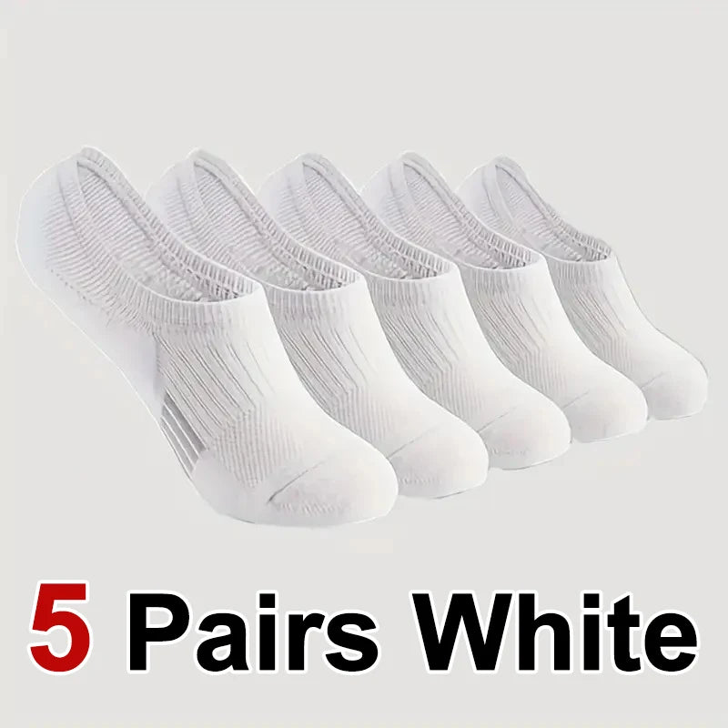 Polyester Spandex Low Cut Invisible Women Casual Socks